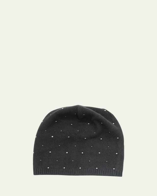 Lady Boyfriend Jersey-Knit Cashmere Slouch Beanie
